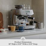 Breville Barista Pro Espresso Machine - Built-in Grinder with ThermoJet Heating & LCD Display - BES878BSS1BUS1 - Image 3