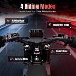 Yozma IN10 Pro Electric Dirt Bike - 5500W Peak Motor with 60V 27Ah Battery & 50 MPH Top Speed - IN10 Pro - Image 6