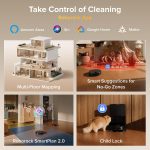 roborock Qrevo S Pro Robot Vacuum and Mop - 18,500Pa Suction with 167°F Mop Self-Cleaning & Anti-Tangle Brushes - Qrevo S Pro - Image 8