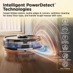 Shark PowerDetect ThermaCharged NeverTouch Pro Robot Vacuum & Mop - Heated Mop Cleaning Base with 185°F Wash & 175°F Dry - RV2920XE (Black) - Image 4