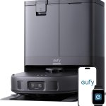 eufy X10 Pro Omni Robot Vacuum and Mop Combo - 8,000Pa Suction with Auto Mop Washing & Self-Emptying Station - T2351 (Black)