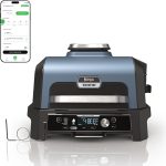 Ninja Woodfire ProConnect Premium XL 7-in-1 Outdoor Grill & Smoker - App Enabled with Woodfire Technology & 2 Built-In Thermometers - OG951