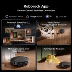 roborock Saros 20 Robot Vacuum and Mop - 36,000Pa HyperForce with AdaptiLift Chassis 3.0 & RockDock - Saros 20 - Image 9