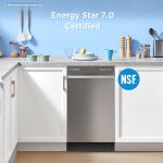 Midea 18 Inch Built-in Dishwasher - 8 Place Settings with Stainless Steel Tub, Heated Dry & 6 Wash Programs - MDF18A1AST - Image 4
