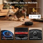 roborock Qrevo S Pro Robot Vacuum and Mop - 18,500Pa Suction with 167°F Mop Self-Cleaning & Anti-Tangle Brushes - Qrevo S Pro - Image 4