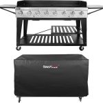 Royal Gourmet Event 8-Burner Propane Gas Grill - 104,000 BTU with Cover & 993 Sq In Cooking Area - GB8000C