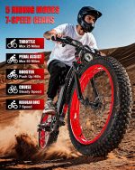 EOEOTWO E01 Electric Bike - 1500W Peak Motor with 48V 15Ah Battery & 60 Mile Range - E01 - Image 8