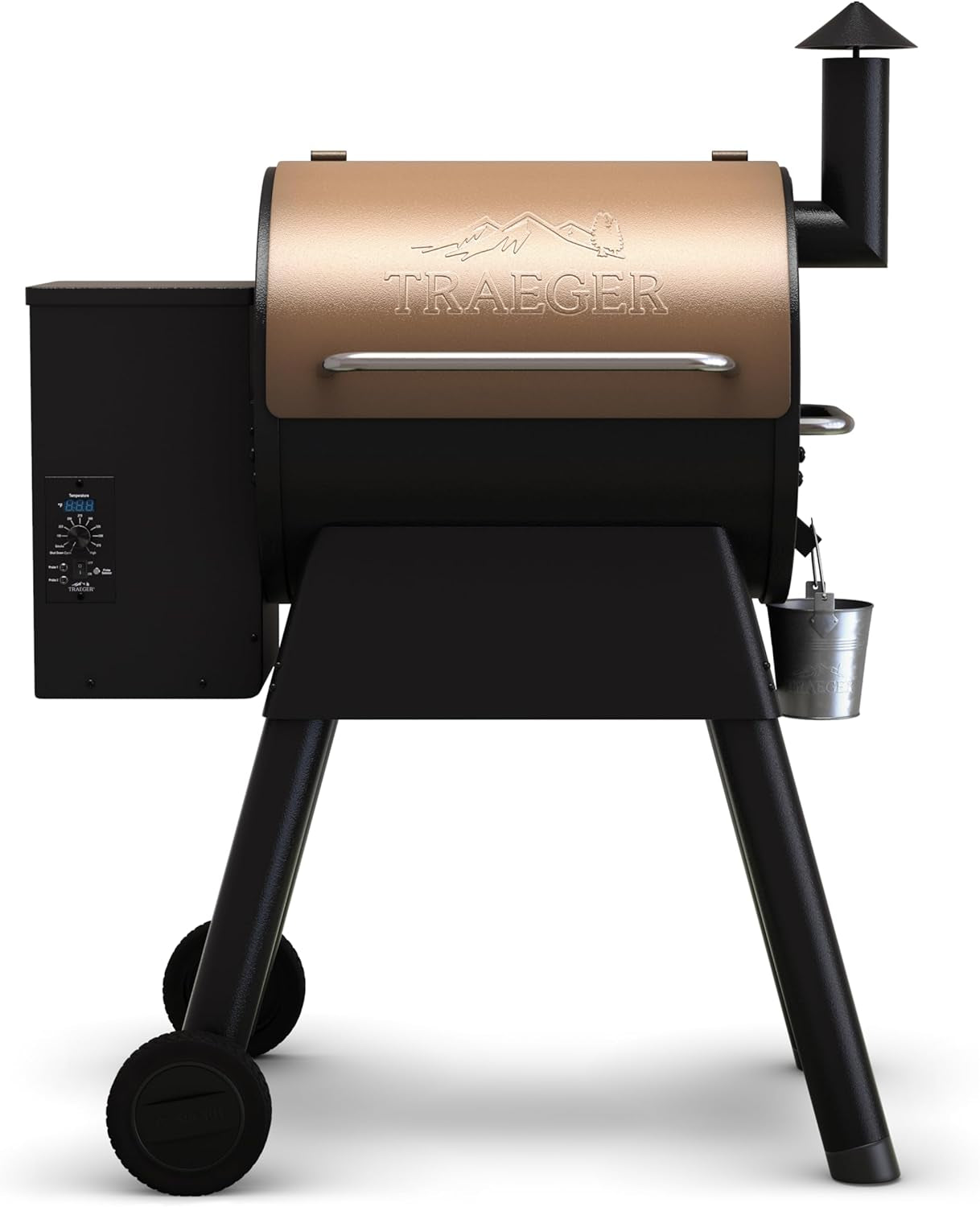 60cfe19639c0036049e8b1fcc5ec34e2.jpg Traeger Pro 22 Wood Pellet Grill & Smoker - 6-in-1 BBQ with 572 Sq In Cooking Area & Digital Pro Controller - TFB57PZBO - Image 1
