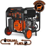 WEN DF8000X Dual Fuel Portable Generator - 8000W Gas/7200W Propane with Electric Start & CO Watchdog - DF8000X - Image 2