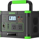 GRECELL T-1000 Portable Power Station - 999Wh Solar Generator with 1000W Output & 10-Port Charging - T-1000