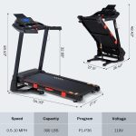 Ateedge Treadmill with 15% Auto Incline & 350 lb Capacity - 3.0HP Motor - USNC-CTM5311W - Image 6