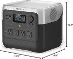 EF ECOFLOW RIVER 2 Pro Portable Power Station - 768Wh LiFePO4 with 1600W X-Boost Output - EFR620 - Image 3