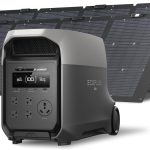 EF ECOFLOW DELTA 3 Ultra Solar Generator with 2x220W Solar Panels - 3072Wh LiFePO4 with 3600W Output & 7200W Surge - EF-DL-H01-3U