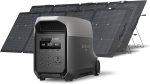 EF ECOFLOW DELTA 3 Ultra Solar Generator with 2x220W Solar Panels - 3072Wh LiFePO4 with 3600W Output & 7200W Surge - EF-DL-H01-3U