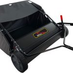 Brinly 42" Tow-Behind Lawn Sweeper with 20 cu ft Capacity & High-Velocity Brushes - LS2-42BH-GA