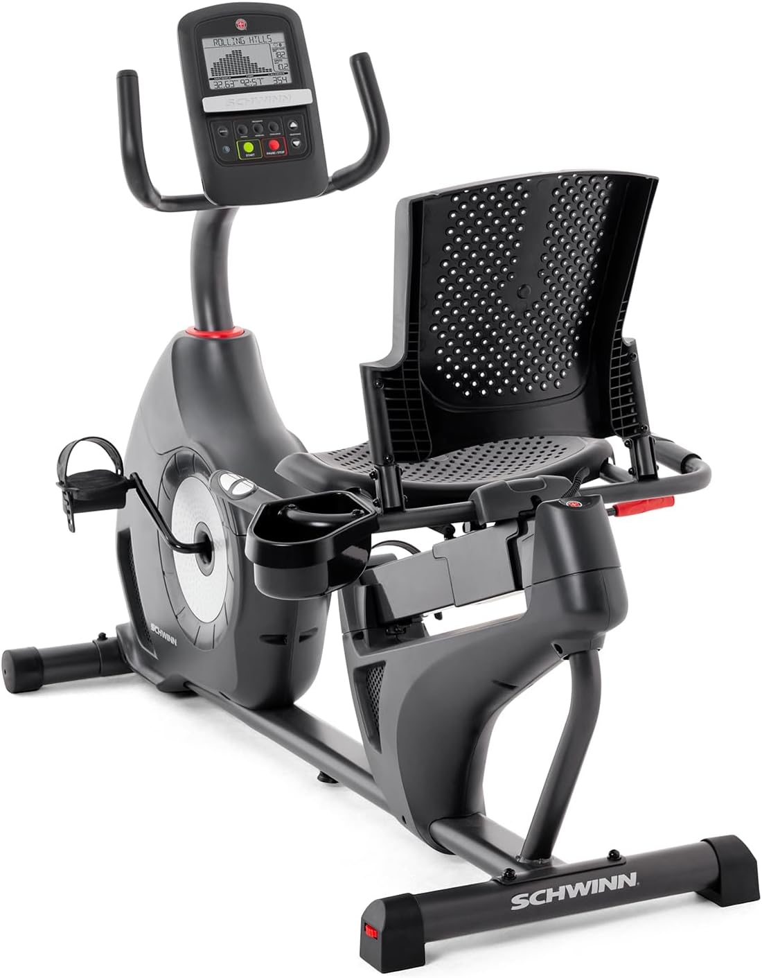61DAVRCGBBL._AC_SL1500.jpg Schwinn Fitness 230 Recumbent Bike with 16 Resistance Levels & Bluetooth Connectivity - 100932 - Image 1
