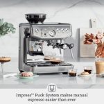 Breville Barista Express Impress Espresso Machine - Integrated Grinder with Assisted Tamping - Image 2