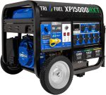 DuroMax XP15000HXT Tri-Fuel Portable Generator - 15,000W Peak/12,000W Running with Remote Start & CO Alert - XP15000HXT