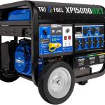 DuroMax XP15000HXT Tri-Fuel Portable Generator - 15,000W Peak/12,000W Running with Remote Start & CO Alert - XP15000HXT