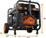 WEN DF475T Dual Fuel Portable Generator - 4,750W Gas/4,350W Propane with Electric Start & Transfer Switch Ready - DF475T - Image 3