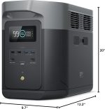 EF ECOFLOW DELTA 2 Max Smart Extra Battery - 2,048Wh LiFePO4 Expansion Battery with 3000+ Cycles - EFD350 - Image 10