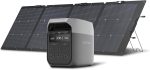 EF ECOFLOW DELTA 3 Solar Generator with 220W Bifacial Panel - 1024Wh LiFePO4 with 1800W Output - EF-DL-H10-3