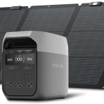 EF ECOFLOW DELTA 3 Solar Generator with 160W Solar Panel - 1024Wh LiFePO4 with 1800W Output - EF-DL-H10-3