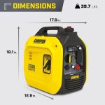 Champion 2500-Watt Portable Inverter Generator with CO Shield & Parallel Ready - 201317 - Image 8