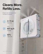 ECOVACS WINBOT W2S PRO Omni Robotic Window Cleaner - 10,000Pa Suction with TruEdge 2.0 & WIN-SLAM 4.0 Navigation - WE005V01 (White) - Image 8