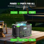 GRECELL EB1000 Portable Power Station - 999Wh with 1000W Pure Sine Wave AC Output & 10 Charging Ports - EB1000 - Image 5