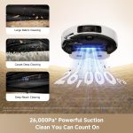 MOVA P10 Pro Ultra Gen2 Robot Vacuum and Mop - 26,000Pa Suction with 212°F Hot Water Mop Washing & All-in-One Station - RLP55SE - Image 2