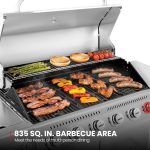Royal Gourmet GA6402S 6-Burner Propane Gas Grill - 74,000 BTU with Side Burner & 835 Sq In Cooking Area - GA6402S - Image 4