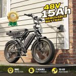 TS TST GRP LLC R9 Electric Bike - 1500W Peak Motor with 48V 15Ah Battery & Dual Seats - R9 - Image 2