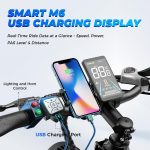 Aipas M1 Pro Electric Bike - 1800W Peak Motor with 48V 17.5Ah Battery & 85 Mile Range - M1 Pro - Image 6