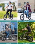 Gotrax R1 Folding Electric Bike - 20" with 500W Peak Motor & 40 Mile Range - R1 White - Image 6