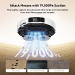 MOVA P50 Pro Ultra Robot Vacuum and Mop - 19000Pa Suction with 167°F Hot Water Mop Self-Washing & Auto-Empty Dock - RLM83HE - Image 3