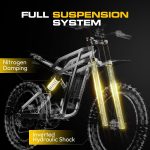 COSWHEEL R6000 Electric Dirt Bike - 7000W Peak Motor with 60V 30Ah Battery & 55 MPH - R6000 - Image 5