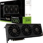 ASUS ProArt GeForce RTX 5080 OC Edition Graphics Card - 16GB GDDR7 with USB Type-C & Vapor Chamber Cooling - PROART-RTX5080-O16G