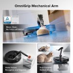 roborock Saros Z70 Robot Vacuum and Mop - 22,000Pa Suction with OmniGrip Mechanical Arm & StarSight Navigation - Saros Z70 (Black) - Image 3