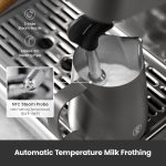 Gemilai G3028A Espresso Machine - 15 Bar with Dual PID, Adjustable OPV & Auto Milk Frother - G3028A - Image 4