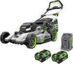 EGO Power+ 21" Cordless Electric Lawn Mower - Self-Propelled with Select Cut Multi-Blade System, (2) 6.0Ah Batteries & Charger