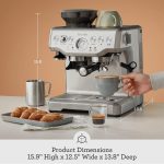 Breville Barista Express Espresso Machine - Built-in Conical Burr Grinder with 1600W - Image 3