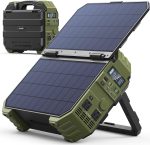 BROWEY S1600 Portable Power Station - 1024Wh LiFePO4 with 1600W Output & Built-in 40W Solar Panel - DS-S1600