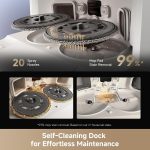 dreame L40s Ultra Robot Vacuum and Mop - 19,000Pa Vormax Suction with Auto-Empty PowerDock & HyperStream Detangling DuoBrush - RLL77SE - Image 6