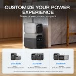 EF ECOFLOW DELTA 3 Solar Generator with 160W Solar Panel - 1024Wh LiFePO4 with 1800W Output - EF-DL-H10-3 - Image 5