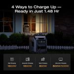 EF ECOFLOW DELTA 3 Ultra Portable Power Station - 3,072Wh LiFePO4 with 3,600W AC Output & X-Quiet 3.0 - EF-DL-H01-3U - Image 6