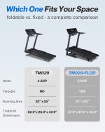 WELLFIT Treadmill with 15% Auto Incline - 5.0HP Motor & 500 lb Capacity - TM029FOLD - Image 9