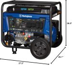 Westinghouse WGen9500DF Dual Fuel Portable Generator - 12,500W Gas/11,200W Propane with Remote Start - WGen9500DF - Image 12