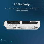 ASUS Prime Radeon RX 9070 XT White OC Edition Graphics Card - 16GB GDDR6 with Axial-Tech Fans & Dual BIOS - RX9070XT-O16G-WHITE - Image 3