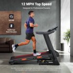 THERUN T15 Series Treadmill - 20% Auto Incline with 12 MPH & 55" Deck - T15 Series - Image 3